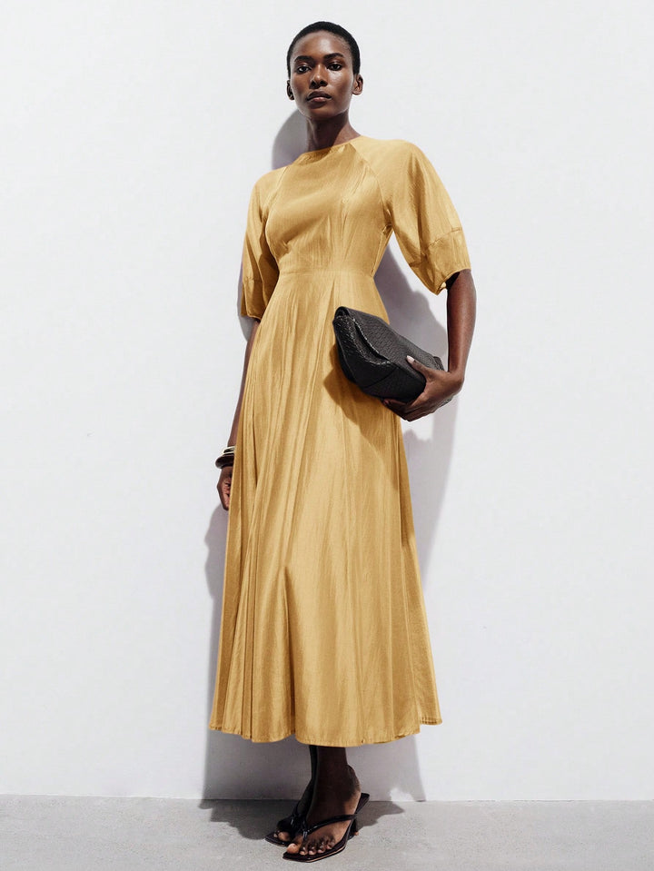Rochie maxi SHEIN, galben