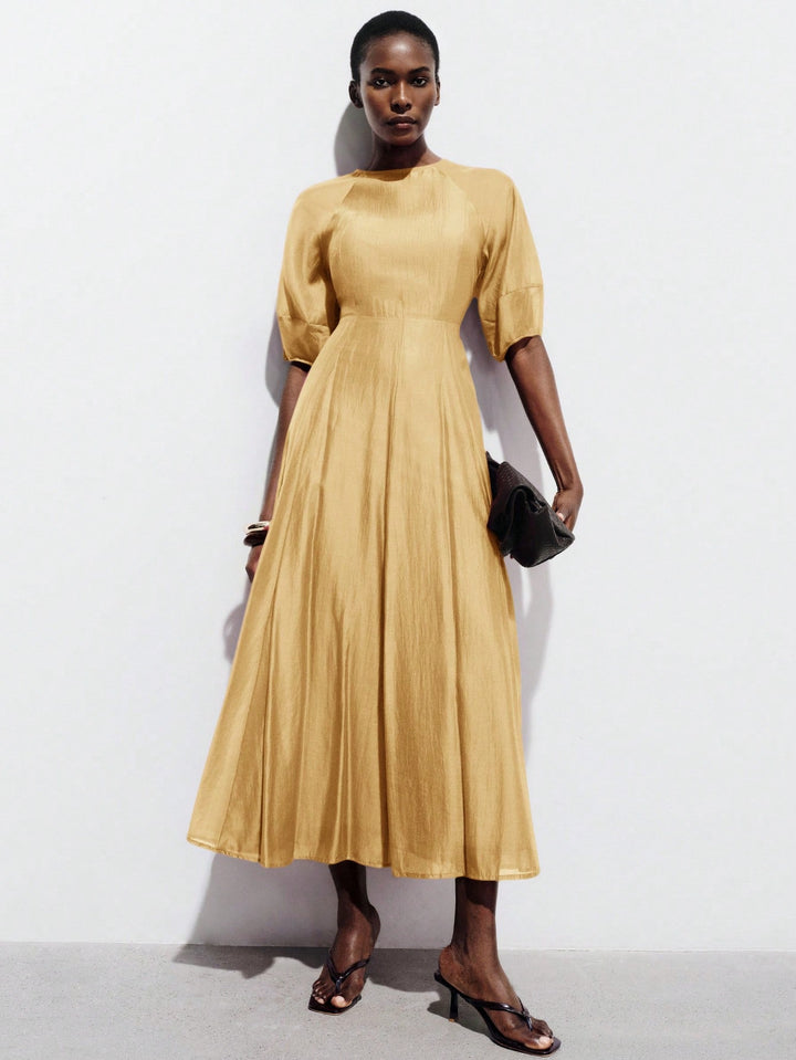Rochie maxi SHEIN, galben