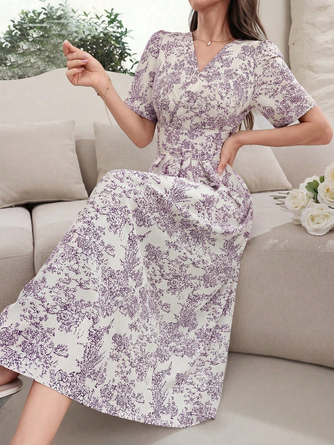 Rochie maxi SHEIN, mov