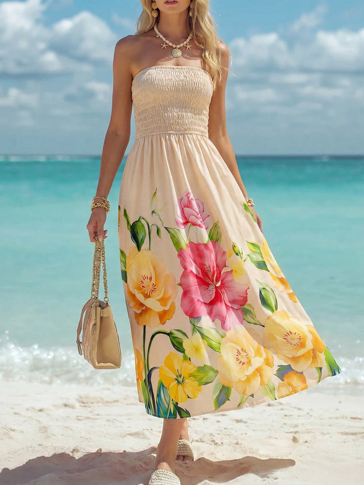 Rochie maxi SHEIN, mix culori