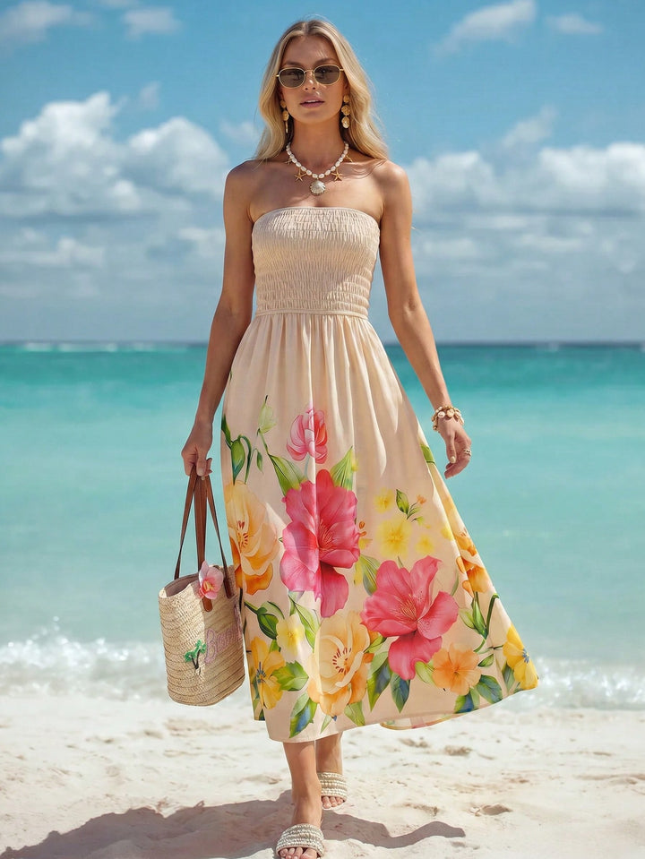 Rochie maxi SHEIN, mix culori