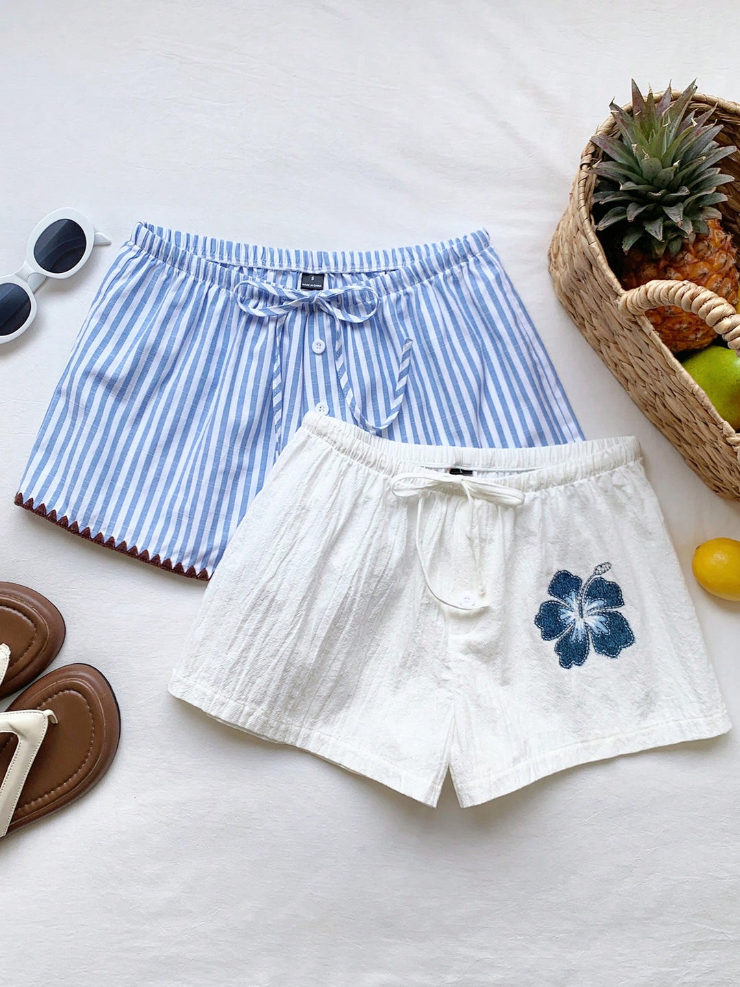 Pantaloni scurți SHEIN, mix culori
