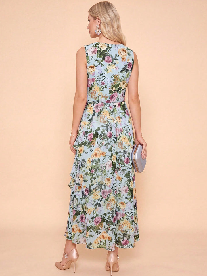 Rochie maxi SHEIN, mix culori