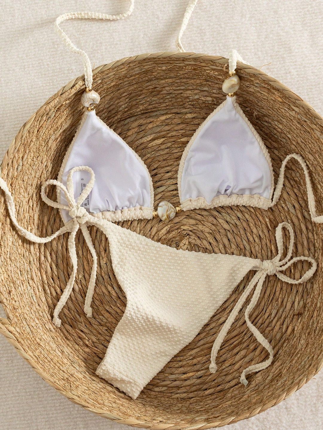 Set bikini SHEIN, bej