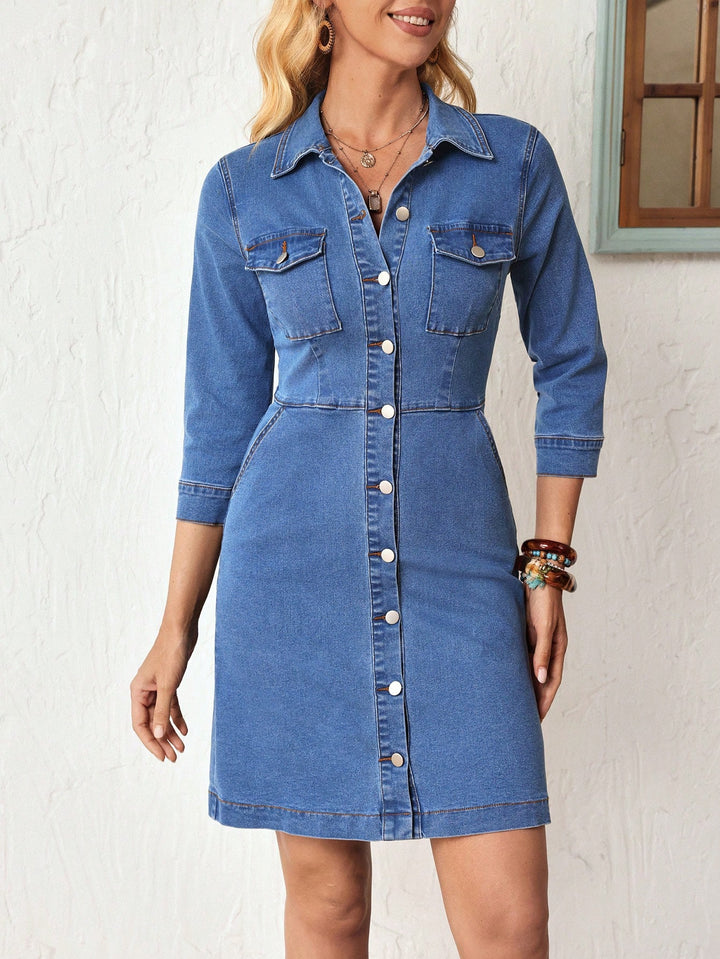 Rochie SHEIN, albastru