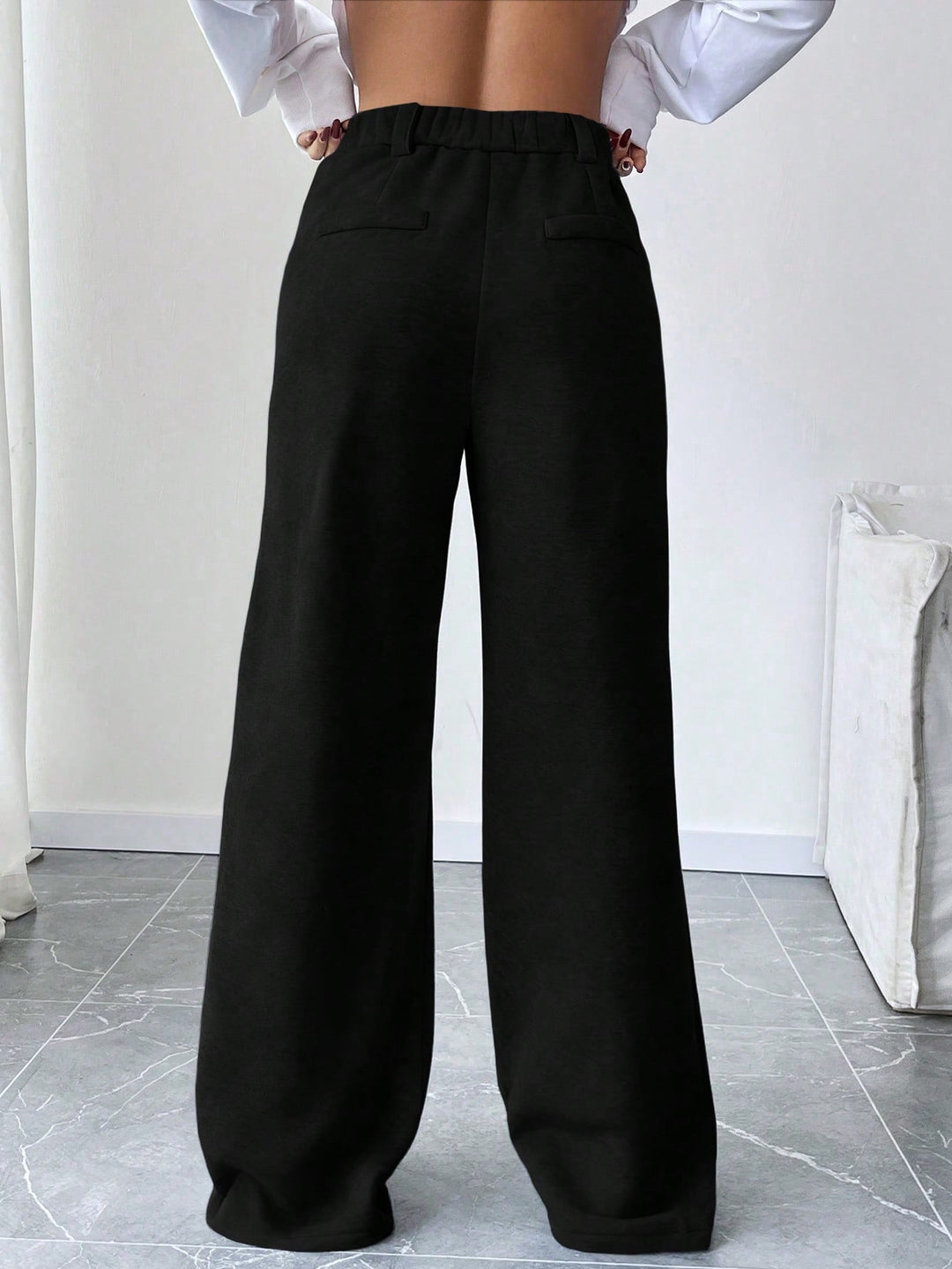 Pantaloni SHEIN, negru