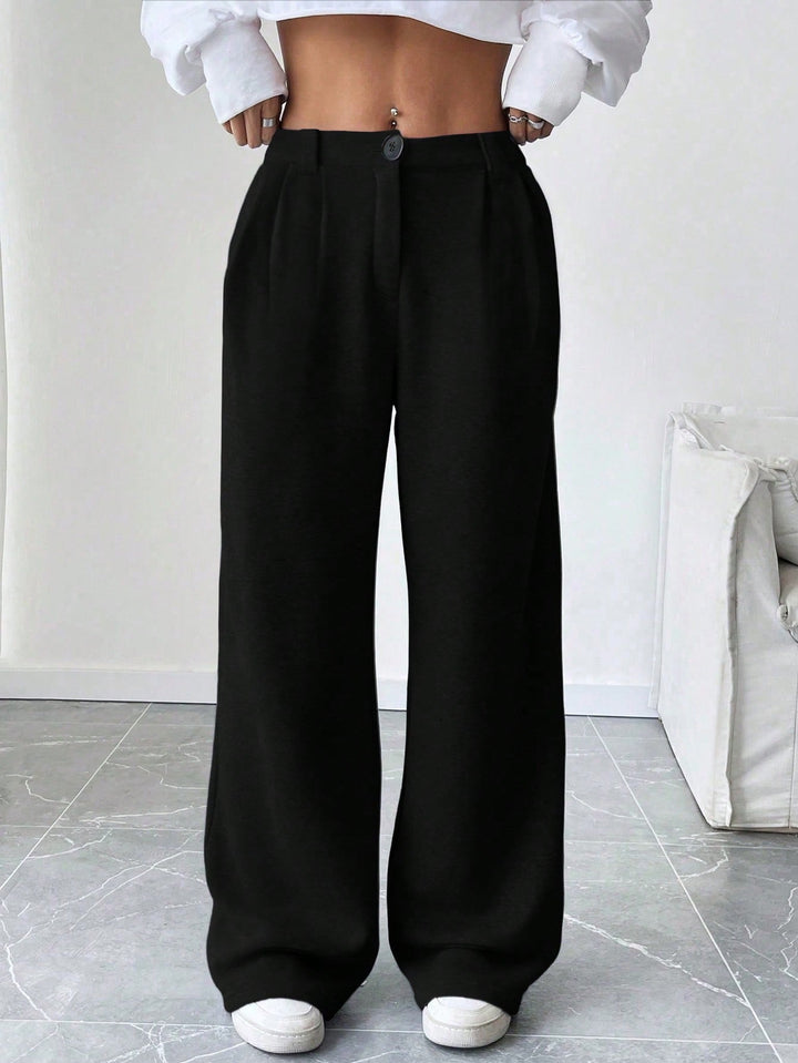 Pantaloni SHEIN, negru