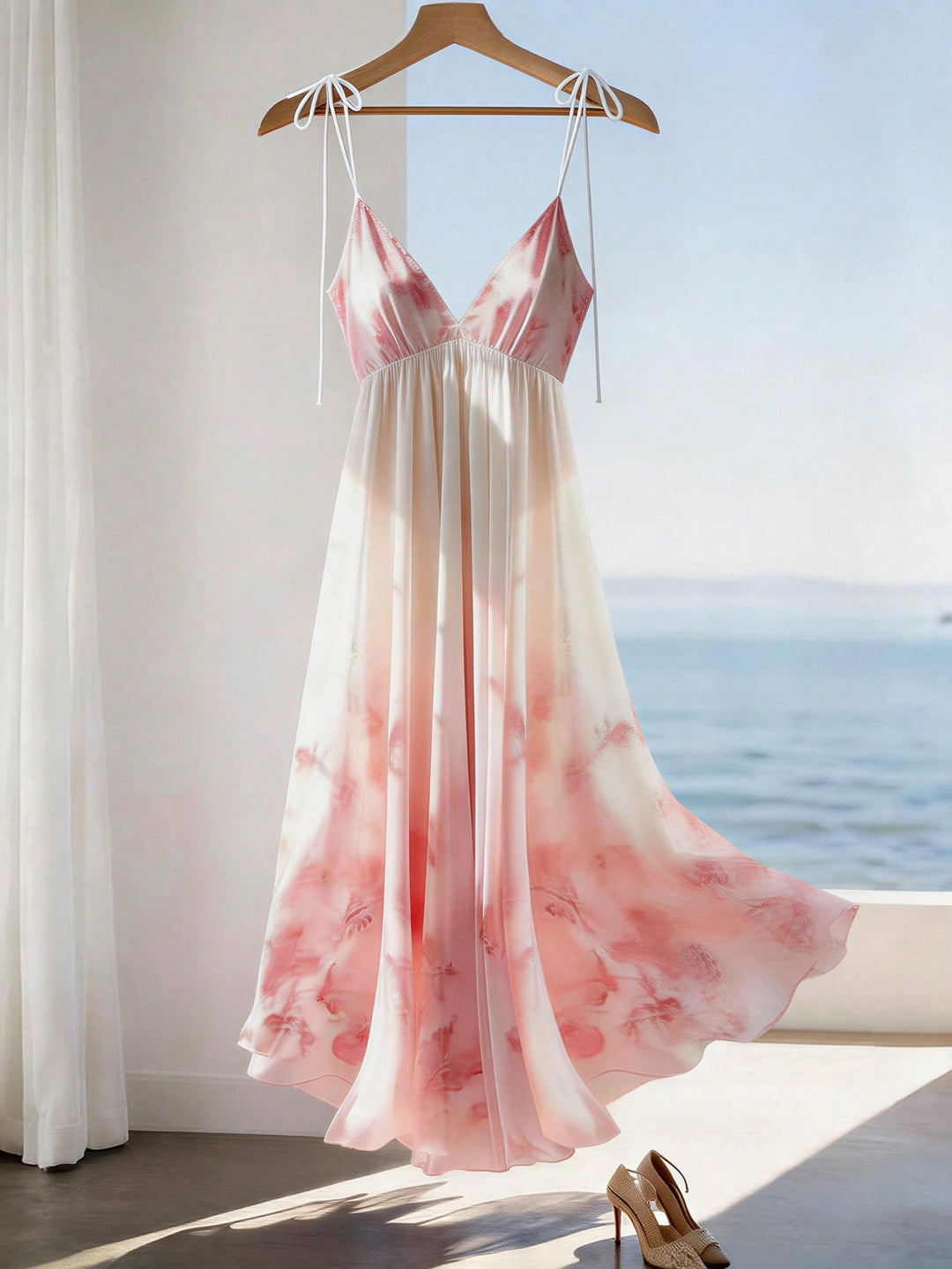 Rochie maxi SHEIN, roz