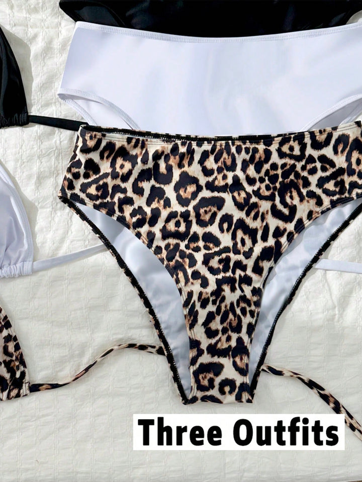 Set bikini de baie SHEIN, mix culori