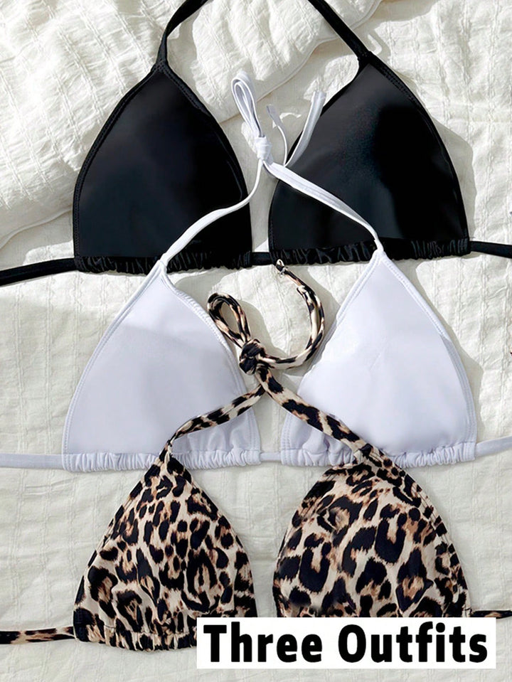 Set bikini de baie SHEIN, mix culori