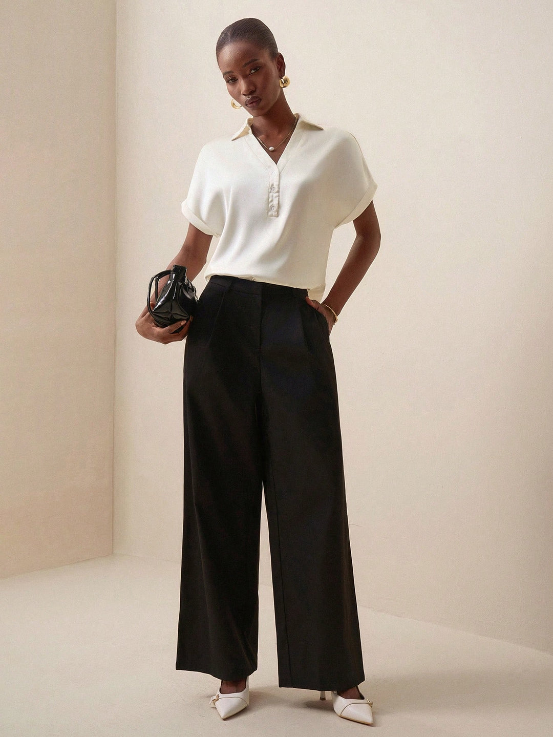 Top SHEIN, bej