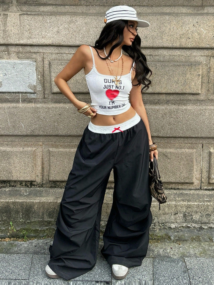 Pantaloni SHEIN, negru
