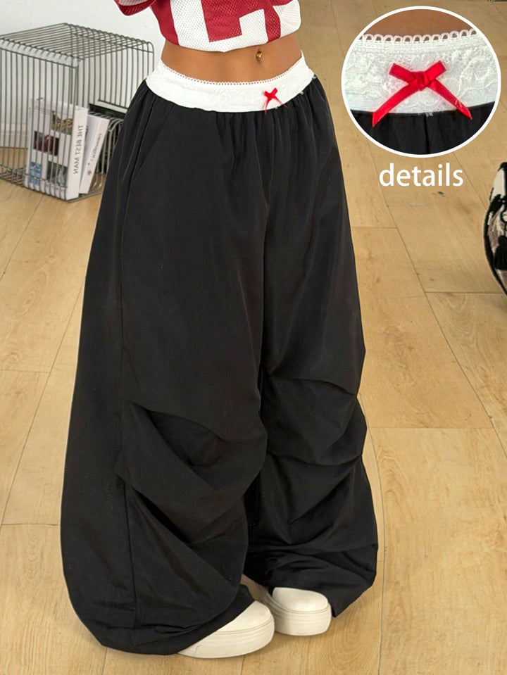 Pantaloni SHEIN, negru