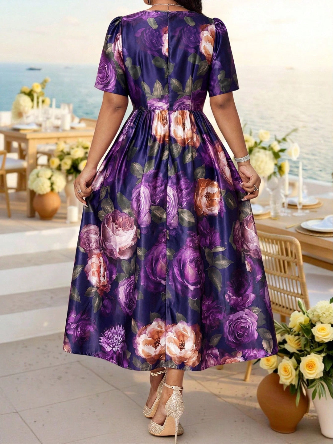 Rochie SHEIN, mix culori