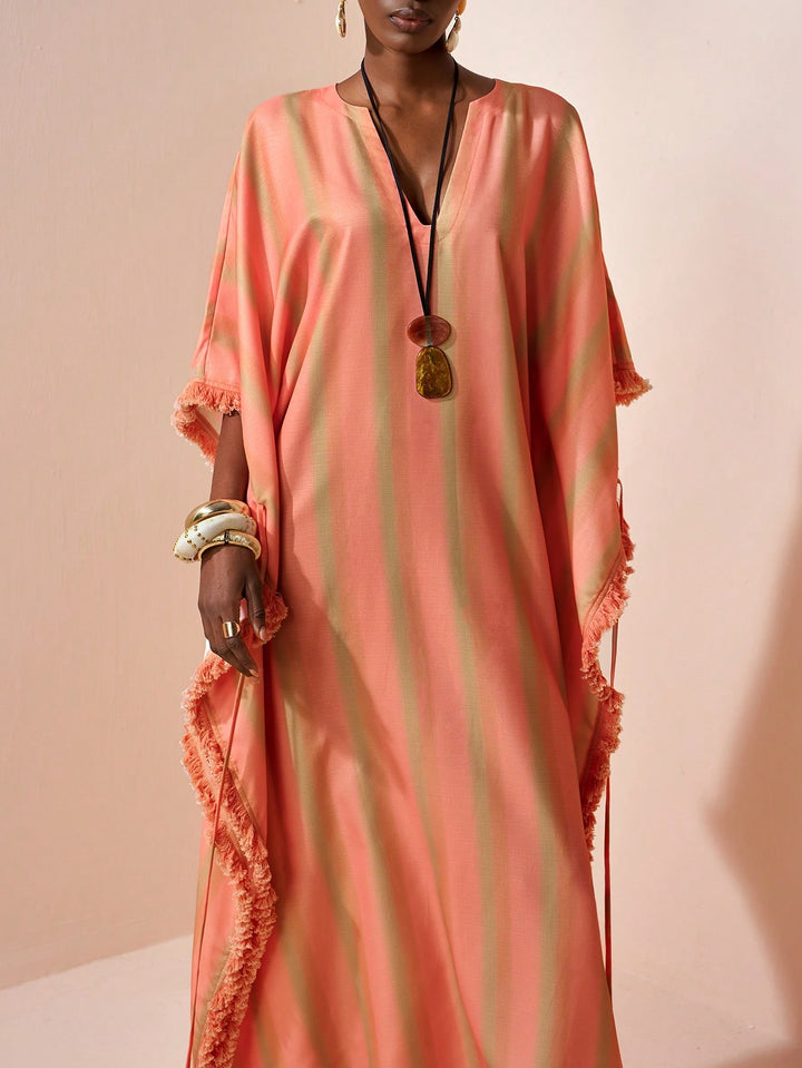 Rochie maxi SHEIN, portocaliu