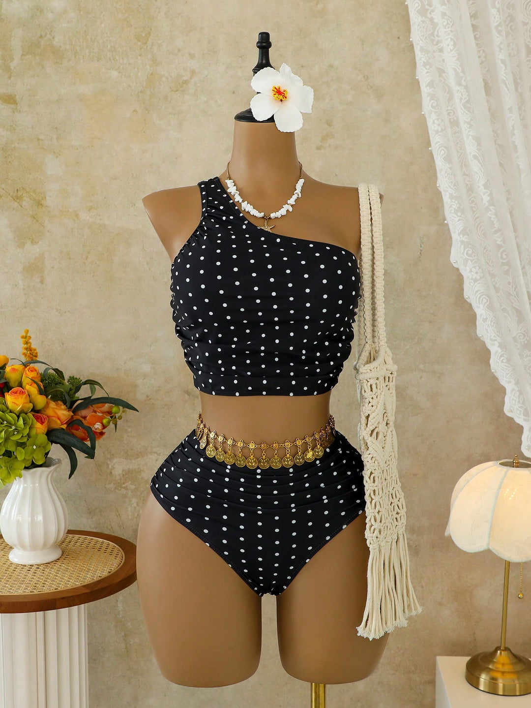 Costum de baie SHEIN, mix culori