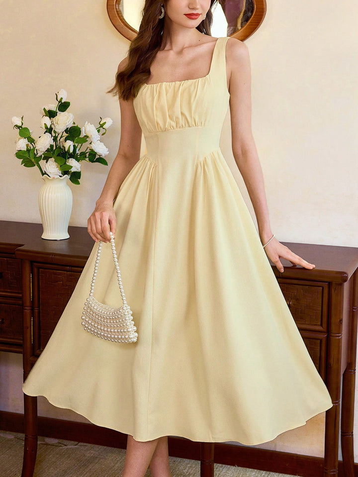 Rochie maxi SHEIN, galben