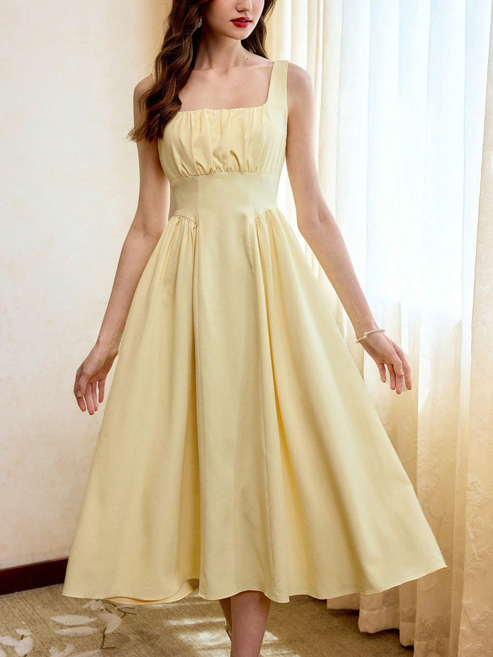 Rochie maxi SHEIN, galben