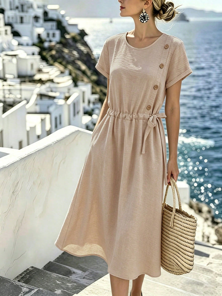 Rochie maxi SHEIN, bej