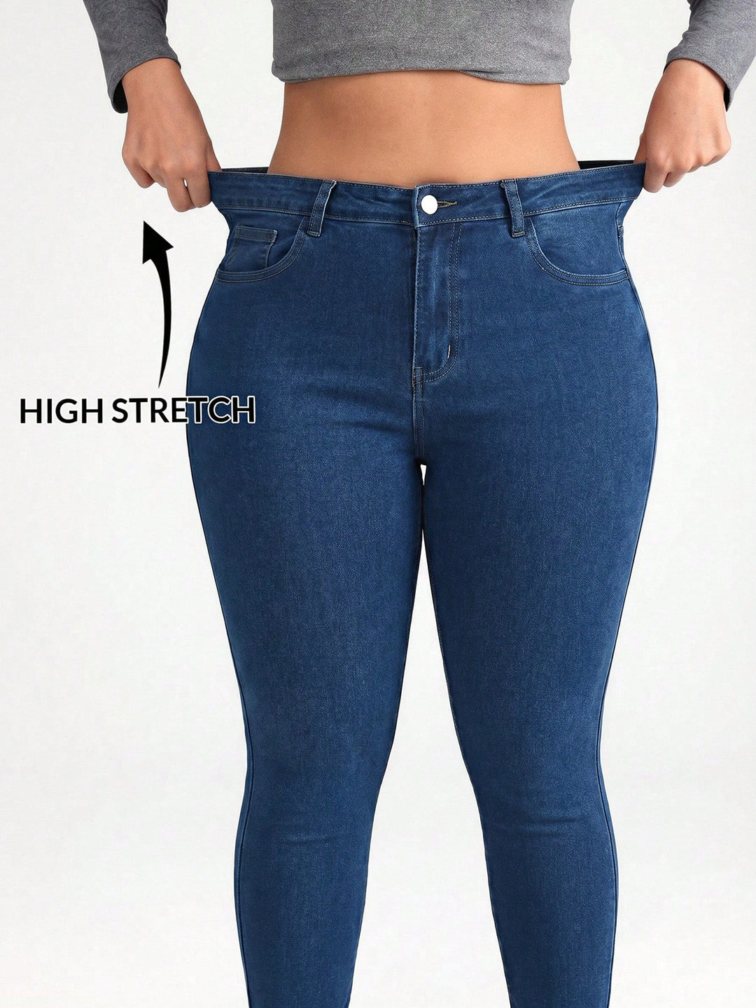 Jeans SHEIN, albastru