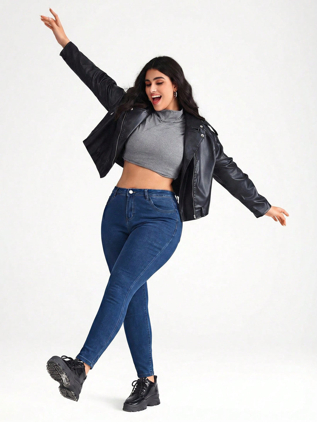 Jeans SHEIN, albastru