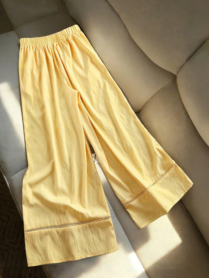 Pantaloni SHEIN, galben