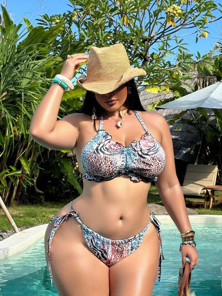 Set bikini de baie SHEIN, mix culori