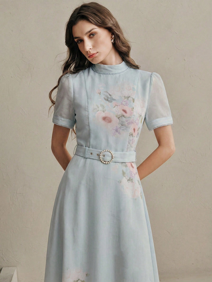 Rochie midi SHEIN, albastru