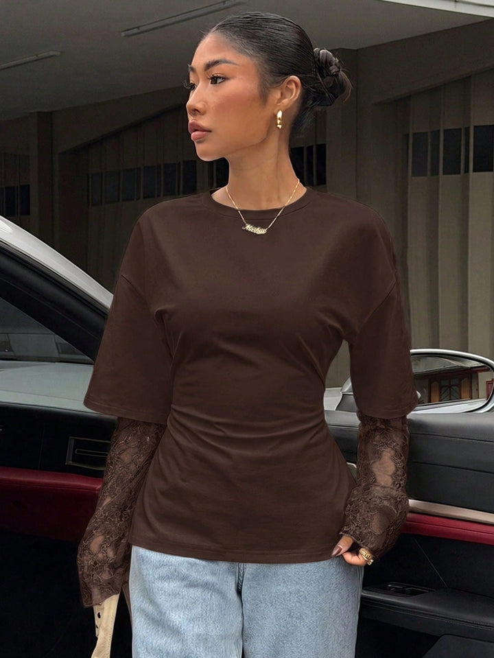 Tricou SHEIN, maro