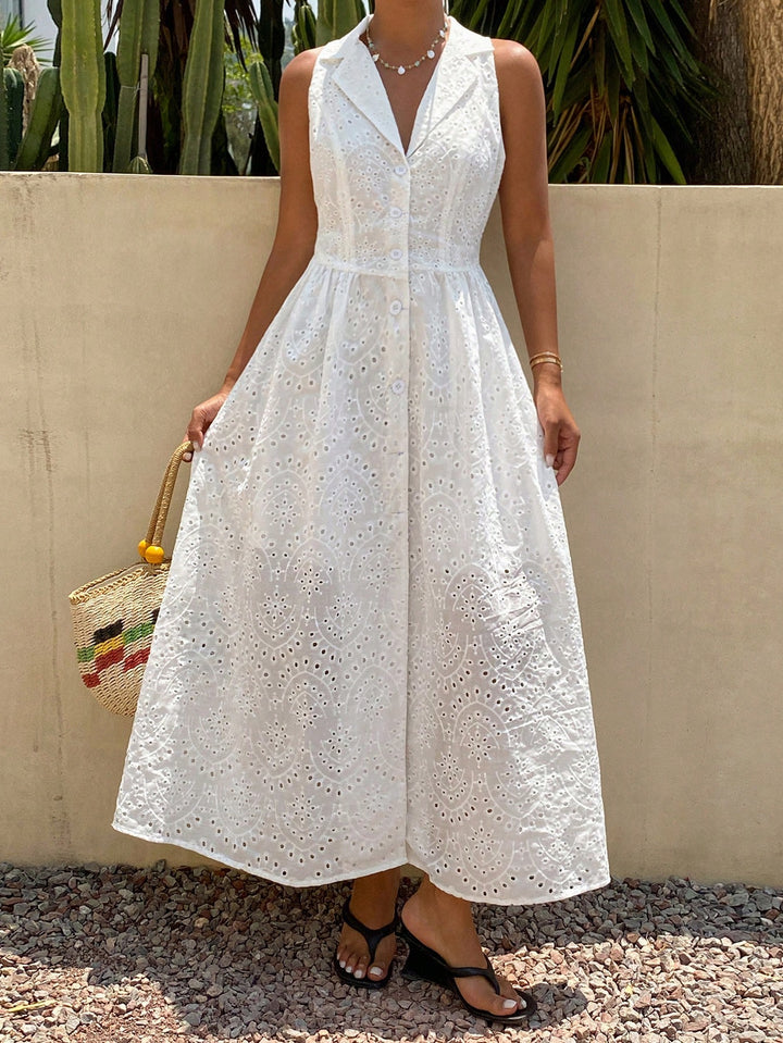 Rochie maxi SHEIN, alb