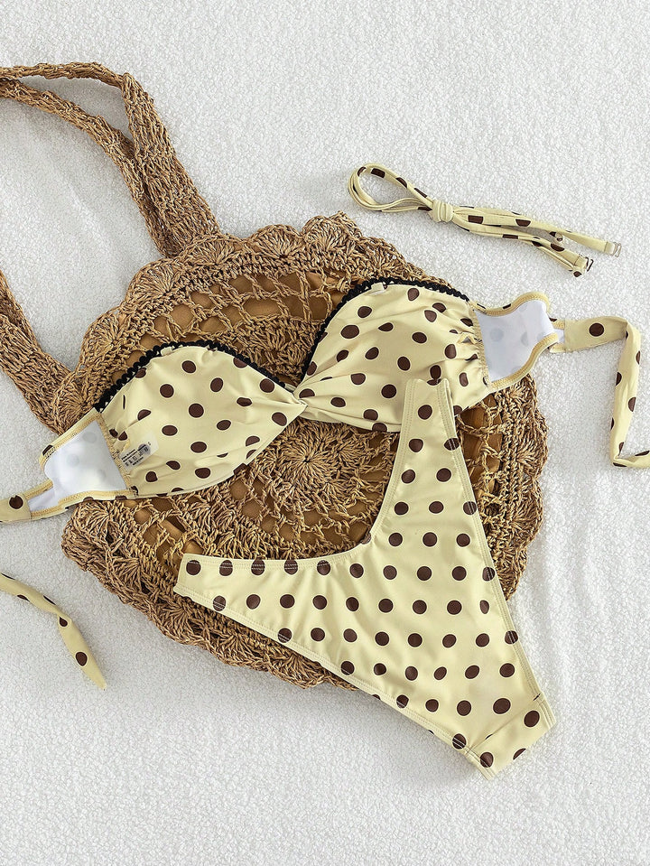 Set bikini SHEIN, galben