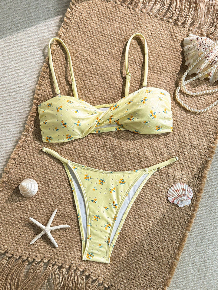 Set bikini SHEIN, galben
