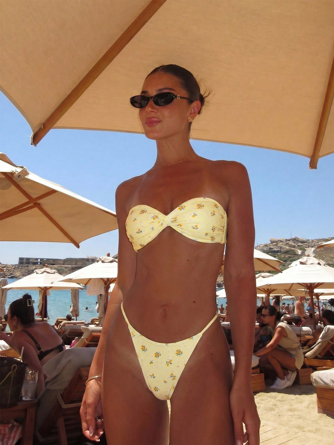 Set bikini SHEIN, galben