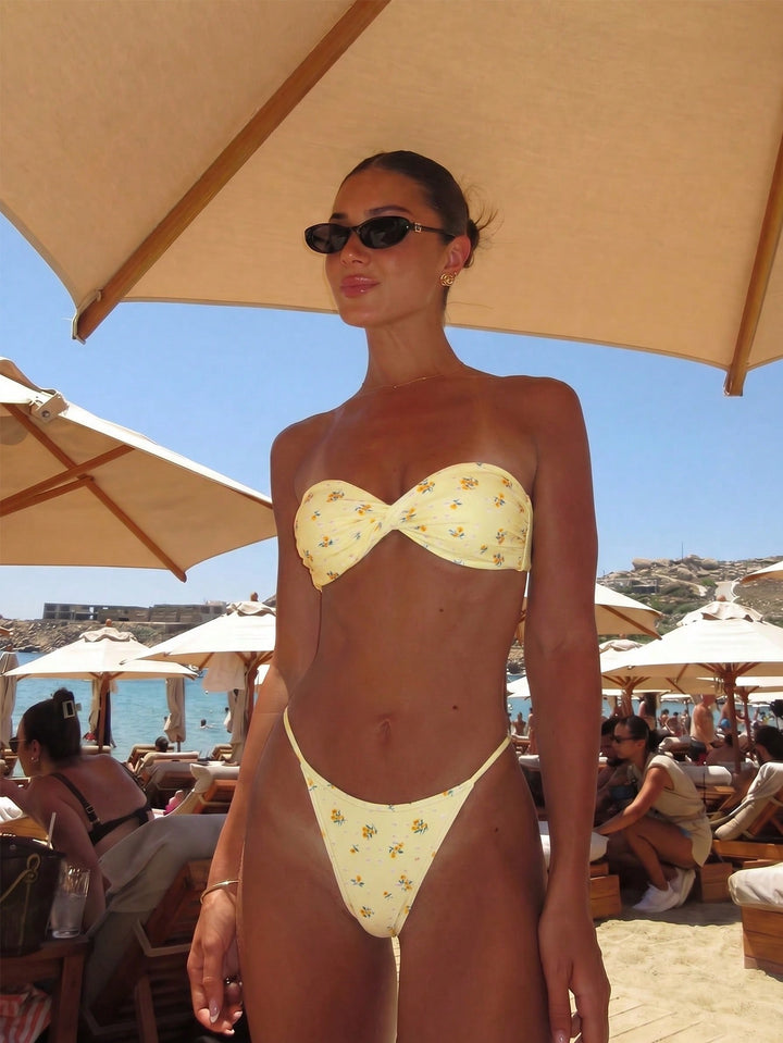 Set bikini SHEIN, galben