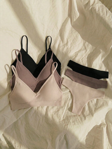 Set lenjerie intimă SHEIN, mix culori