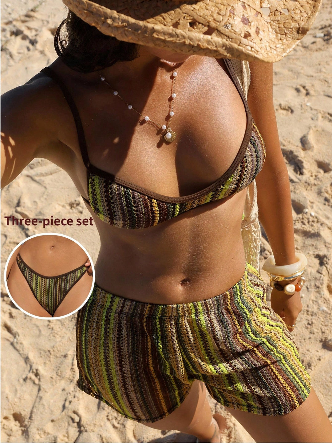 Set bikini SHEIN, mix culori