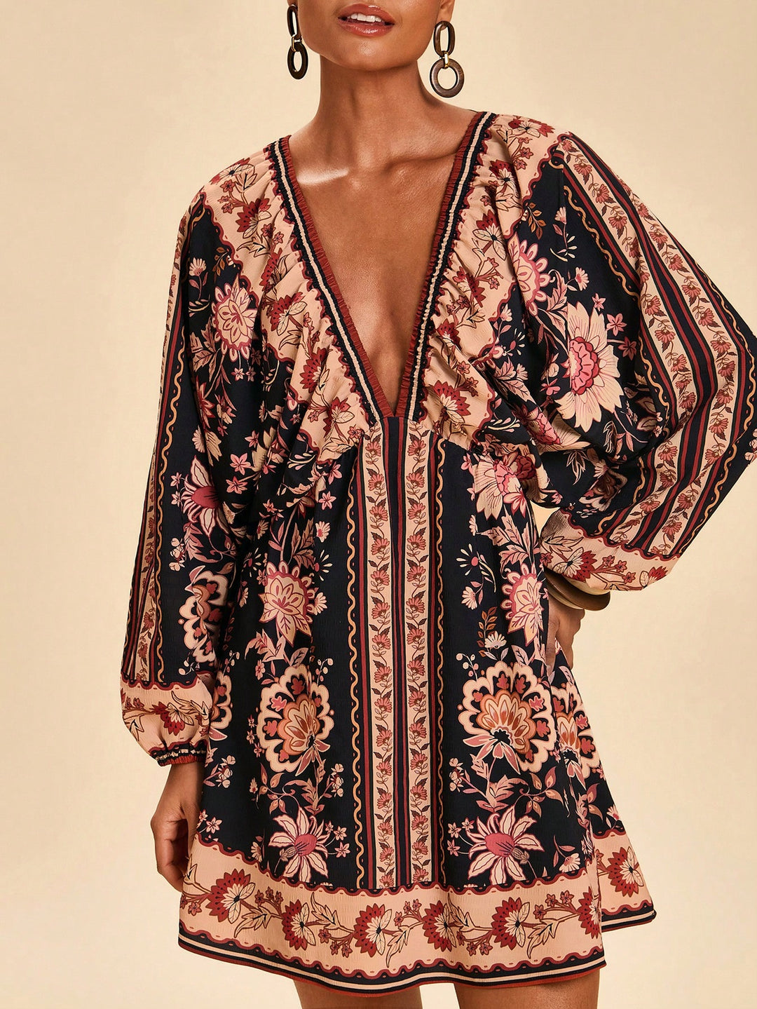 Rochie mini SHEIN, animal print