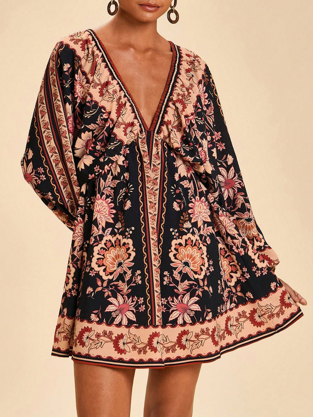 Rochie mini SHEIN, animal print