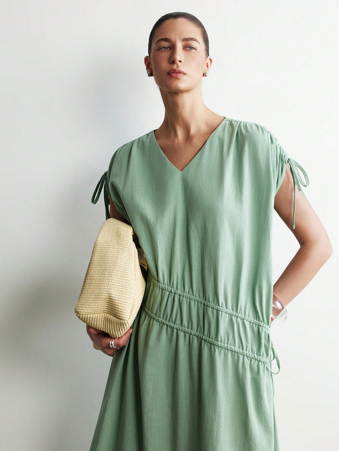 Rochie maxi SHEIN, verde