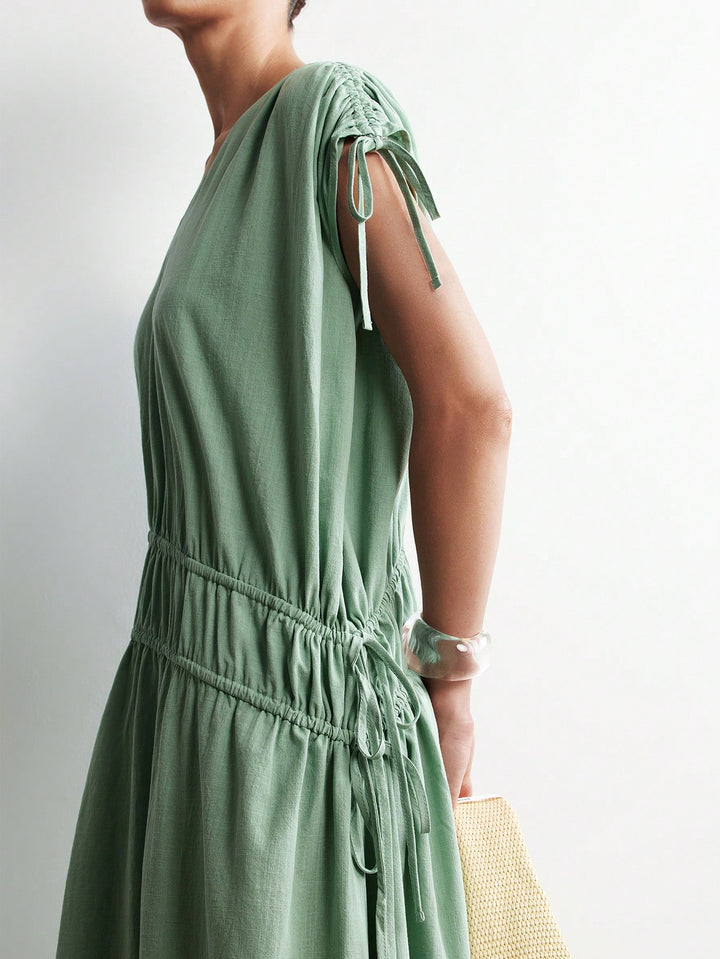 Rochie maxi SHEIN, verde