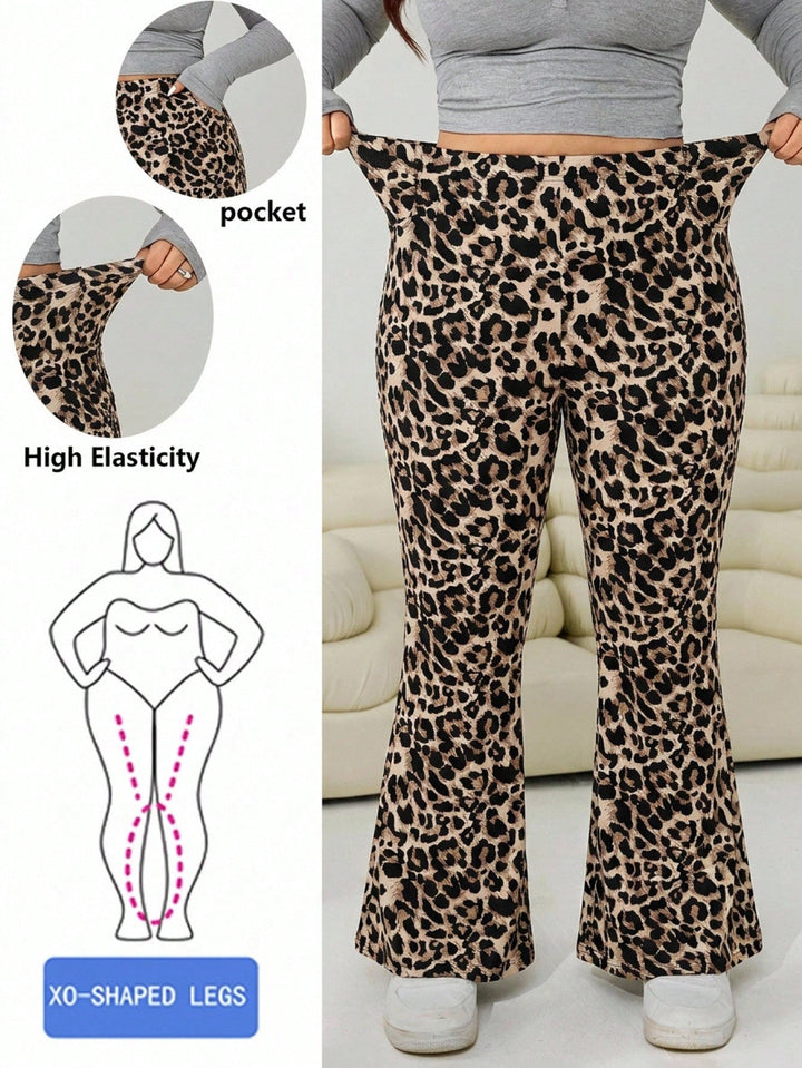 Pantaloni SHEIN, maro