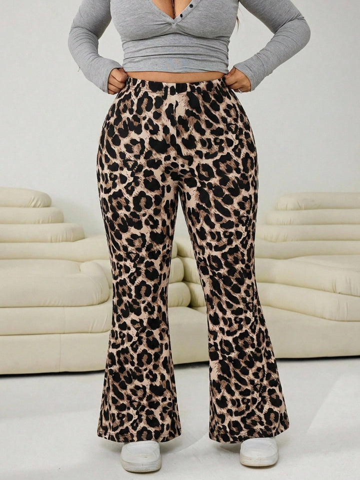 Pantaloni SHEIN, maro