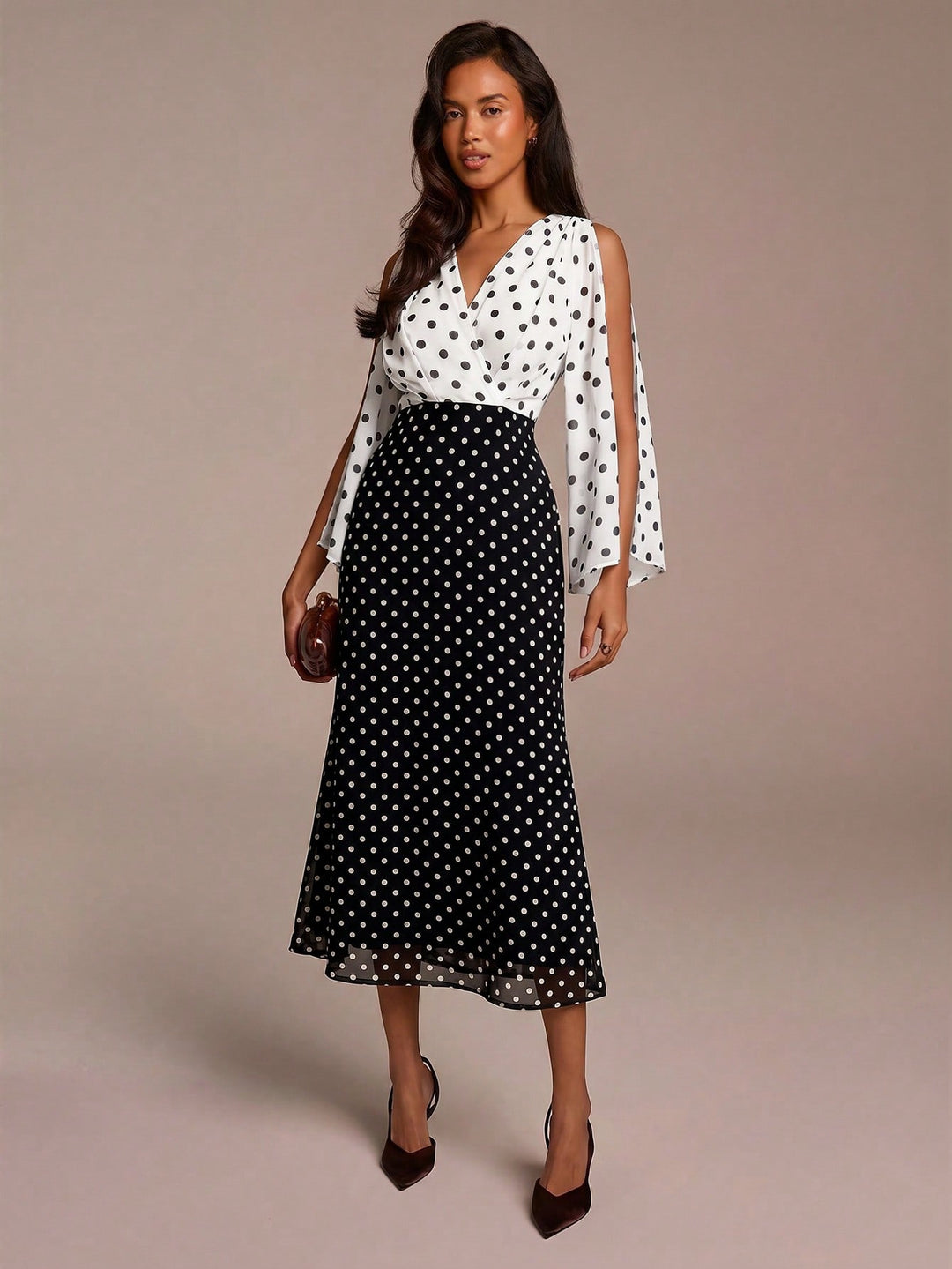 Rochie midi SHEIN, negru