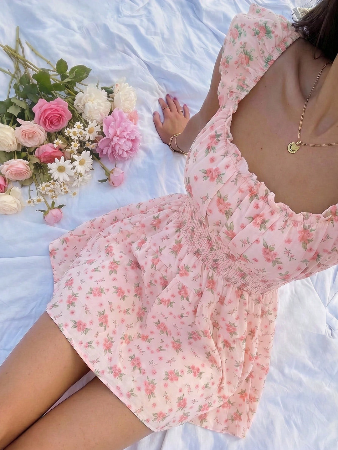 Rochie scurtă SHEIN, roz