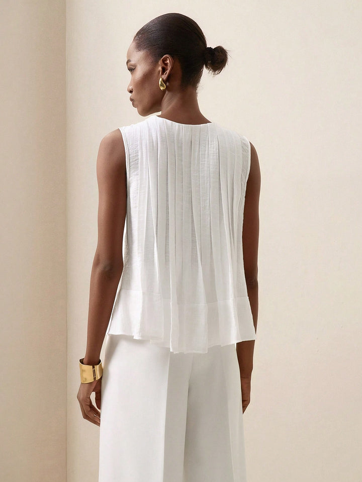 Top SHEIN, alb