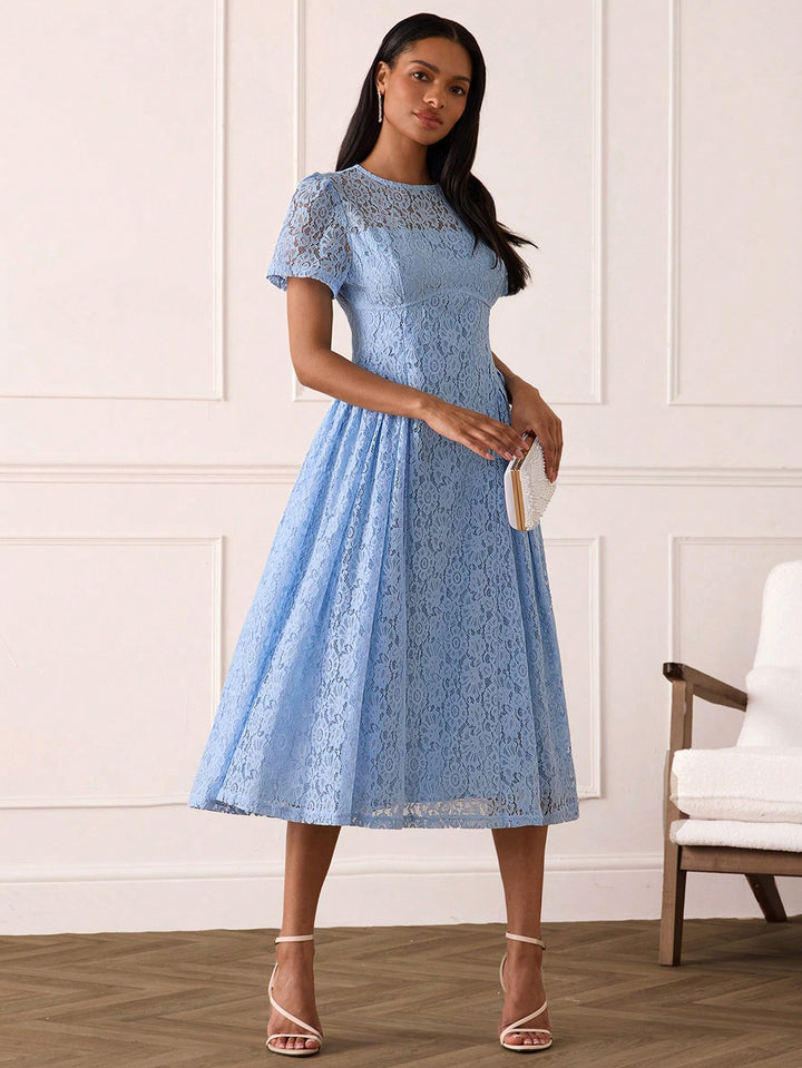 Rochie midi SHEIN, albastru