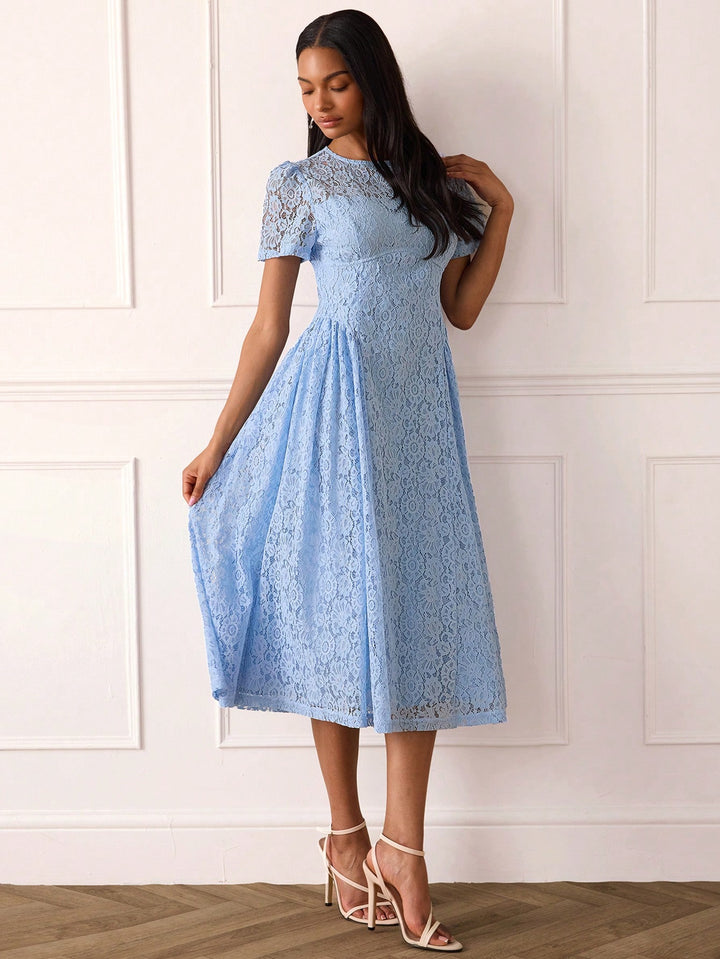 Rochie midi SHEIN, albastru