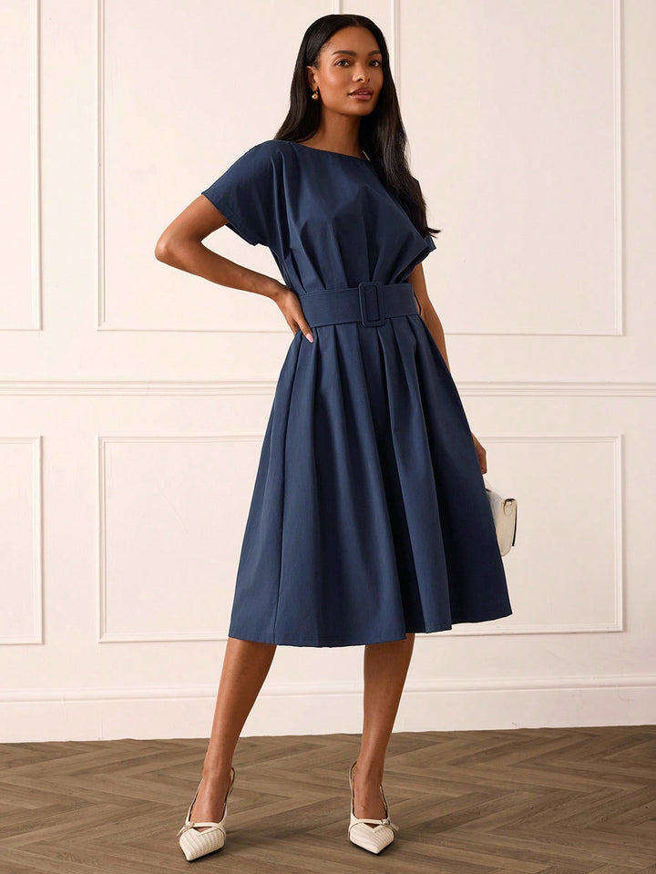 Rochie midi SHEIN, albastru