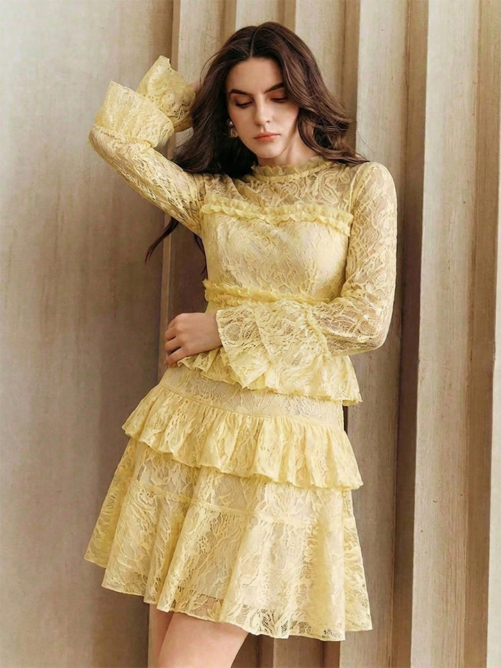 Rochie scurtă SHEIN, galben