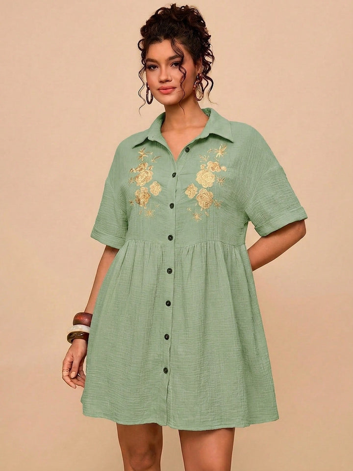 Rochie SHEIN, kaki